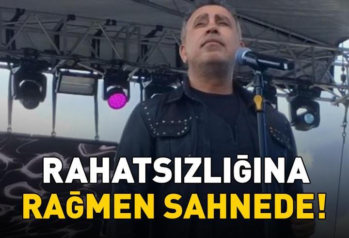 15 günlük istirahat raporu verilmişti! Haluk Levent rahatsızlığına rağmen sahnede!