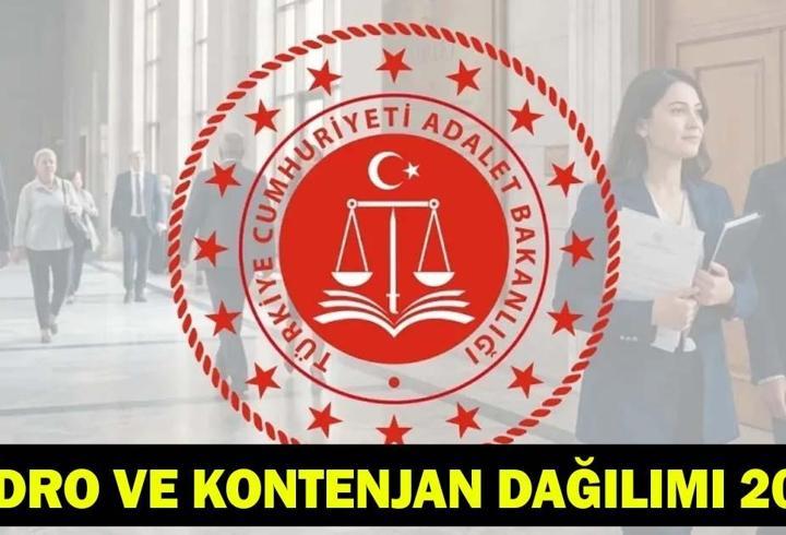 Adalet Bakanlığı Personel Alımı Kadro ve Kontenjan Dağılımı 2026