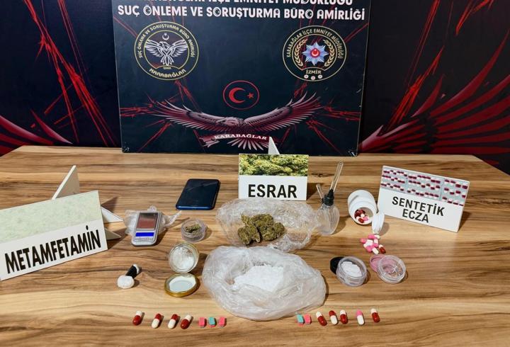 İzmir’de uyuşturucu operasyonu: 3 tutuklama