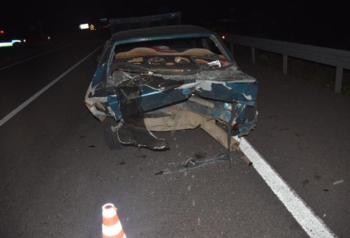 Kırıkkale’de otomobil, arıza yapan otomobile çarptı: 6 yaralı
