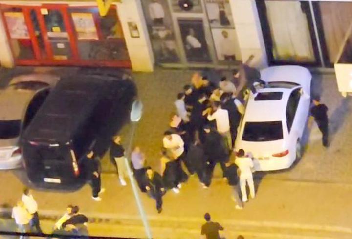 Esenyurt'ta düğün sonrası tekmeli yumruklu kavga kamerada