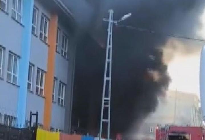 Son dakika haberi: Esenyurt'ta okulda yangın