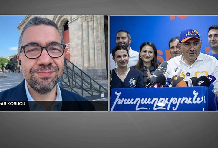 CNN TÜRK Erivan'dan bildiriyor: Paşinyan zaferini ilan etti, muhalefet "Daha erken" dedi