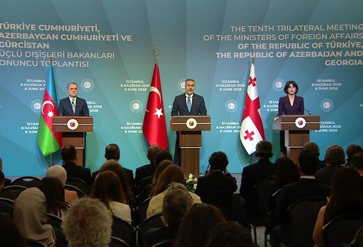 SON DAKİKA... İstanbul'da 3'lü görüşme: Dışişleri Bakanı Hakan Fidan'dan açıklamalar