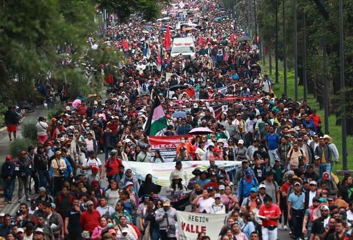 Mexico City'deki protestolar, Dünya Kupası'na gölge düşürdü