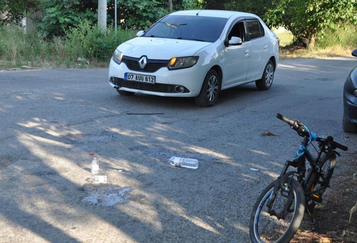 Otomobilin çarptığı bisikletli çocuk yaralandı