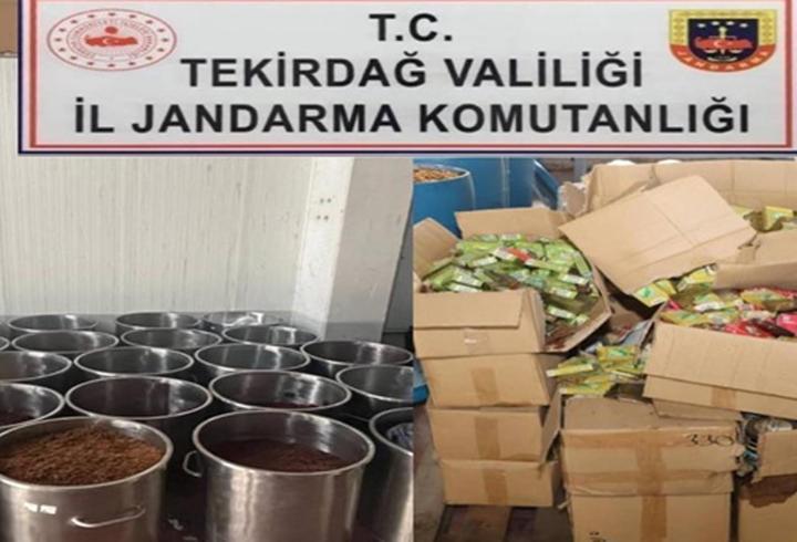 Tekirdağ'da 46 milyon lira değerinde kaçak tütün ele geçirildi