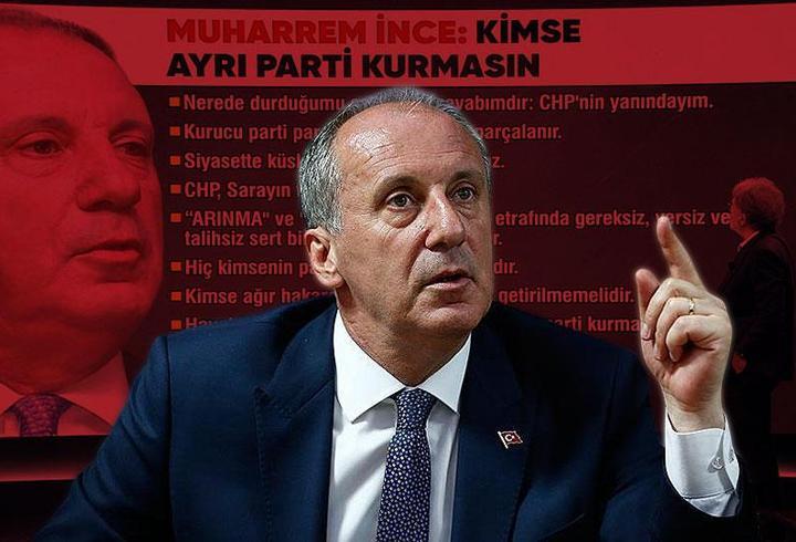 Muharrem İnce, CHP'de kimin yanında? Kılıçdaroğlu mu, Özel mi? Tarafsız Bölge'ye mesaj gönderip açıkladı