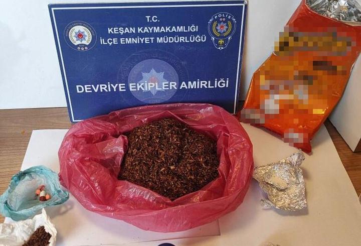Cips paketine gizlenmiş uyuşturucu ele geçirildi; 1 tutuklama