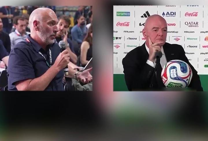 FIFA Başkanı Infantino'yu terleten Dünya Kupası sorusu