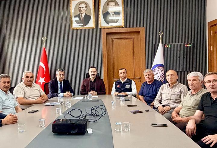 Havza'da sel sonrası yapılan çalışmalar değerlendirildi