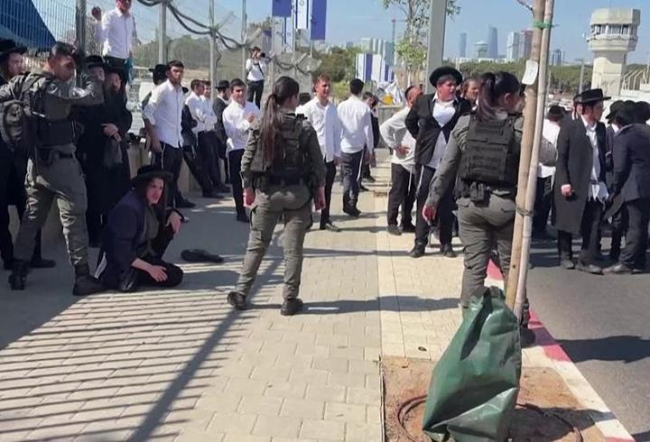 İsrail'de orduya katılmayı reddeden Haredilere sert müdahale