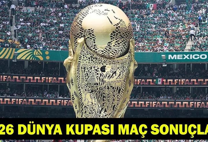 2026 DÜNYA KUPASI MAÇ SONUÇLARI: Bugün Hangi Maçlar Var? 12 Haziran Maç Programı