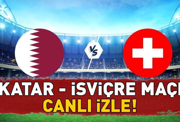 KATAR - İSVİÇRE MAÇI CANLI İZLE TRT 1 ŞİFRESİZ | 2026 FIFA Dünya Kupası TRT 1 Katar - İsviçre maçı canlı izleme ekranı