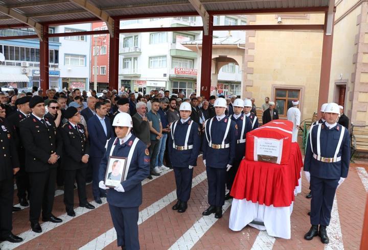 Sinop'ta vefat eden emekli askerin cenazesi Kırşehir'de toprağa verildi