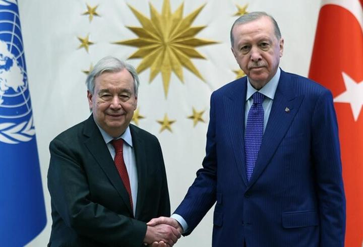 Cumhurbaşkanı Erdoğan, BM Genel Sekreteri Guterres ile telefonda görüştü