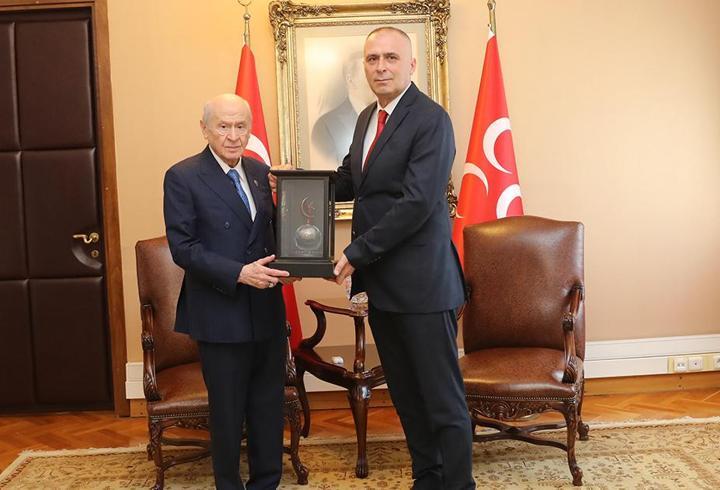 Özel Harekat Başkanı Hayal, Devlet Bahçeli'yi ziyaret etti