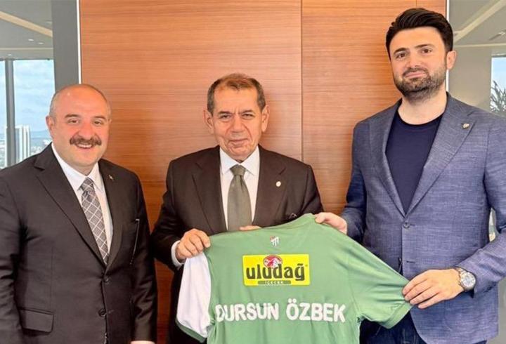 Bursaspor'dan, Galatasaray Başkanı Dursun Özbek'e ziyaret