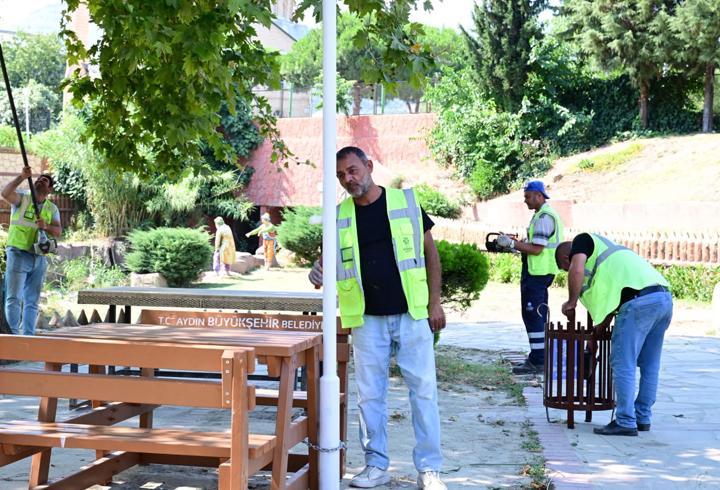 Söke ilçesi Harikalar Diyarı Parkı yenilendi