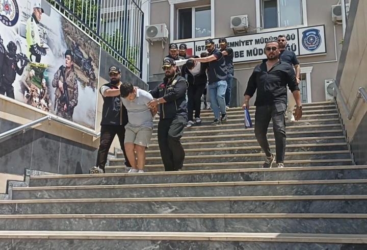 Haraç için iş yeri kurşunlayan 5 şüpheli adliyeye sevk edildi