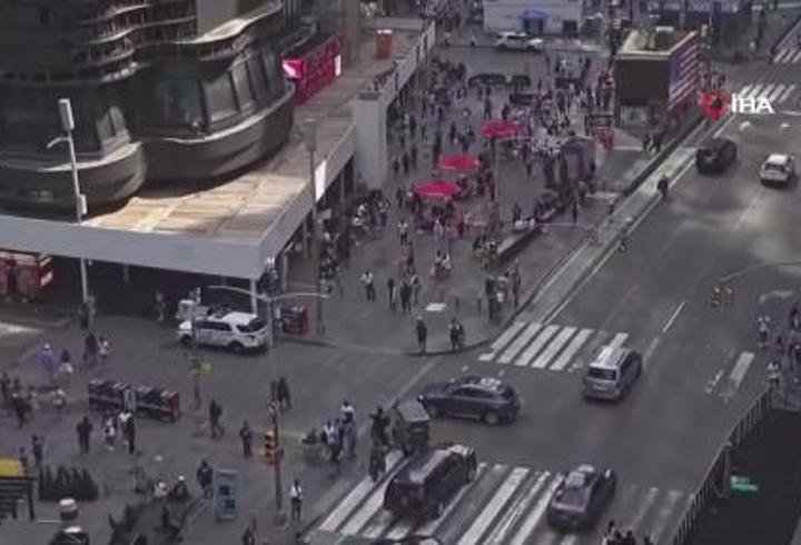 Times Meydanı’nda korku dolu anlar: Silah sesleri paniğe yol açtı