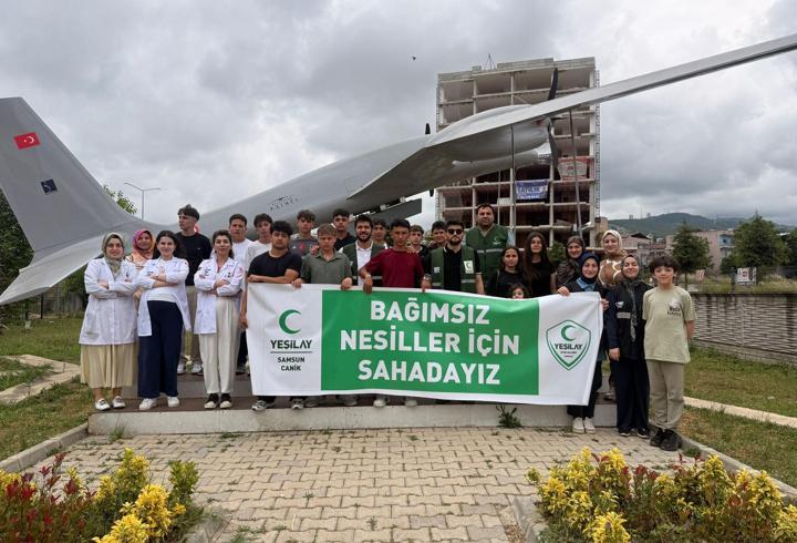 Alaçamlı öğrenciler Samsun'daki tarihi ve turistik yerleri gezdi