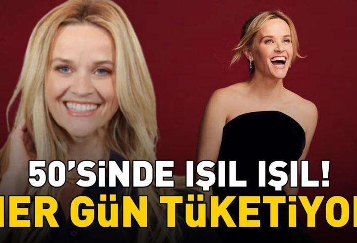 Kim der ki 50 yaşında! Reese Witherspoon'un güzellik sırrı! Meğer 10 yıldır bu karışımı tüketiyormuş...