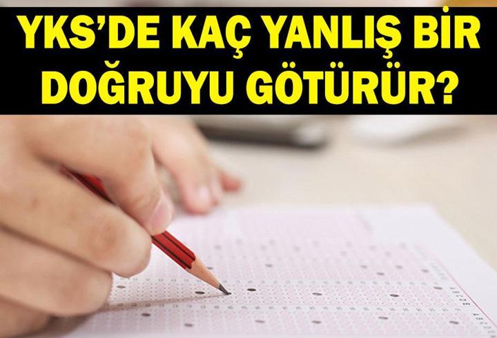 YKS'DE KAÇ YANLIŞ BİR DOĞRUYU GÖTÜRÜR? YKS'de 3 yanlış mı 4 yanlış mı bir doğruyu siler? 2026 YKS net hesaplama yöntemi