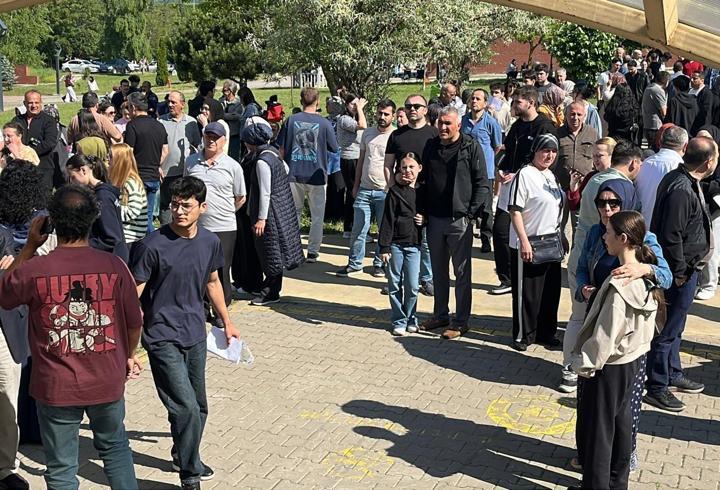 Bolu'da öğrencilerin sınav heyecanı