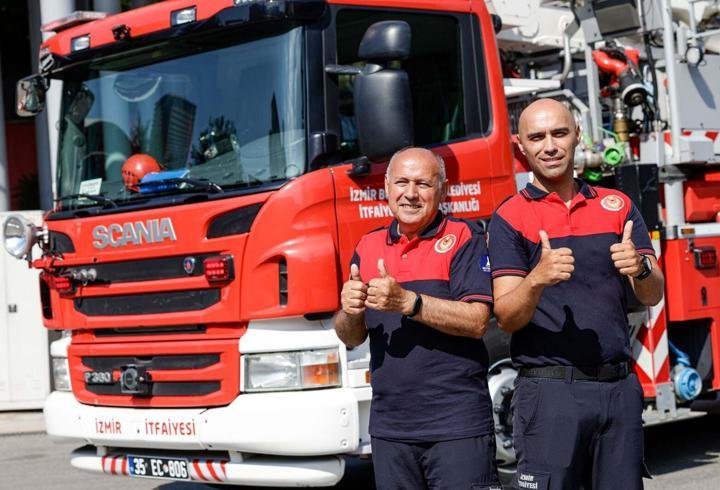 Babalar Günü'nde aynı üniformada iki kuşak
