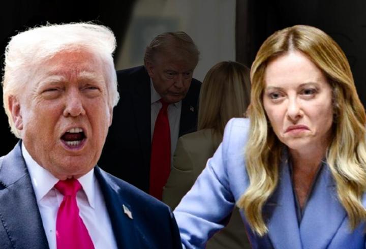 KAVGA BÜYÜYOR! Trump: Puan toplamak istiyor, Meloni: Kendine bak..
