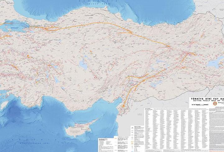 13 yıl sonra güncellendi: İşte Türkiye'nin "Diri Fay Haritası"