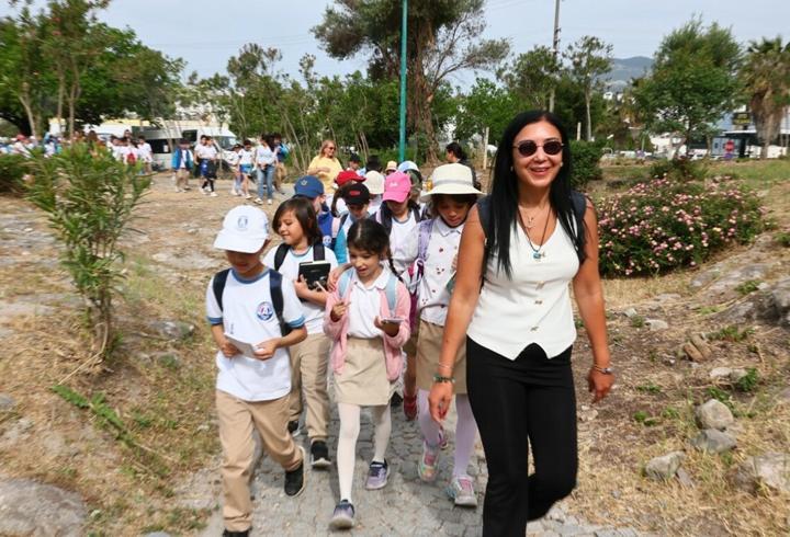 Bodrum'da öğrenciler kültürel mirasla buluştu
