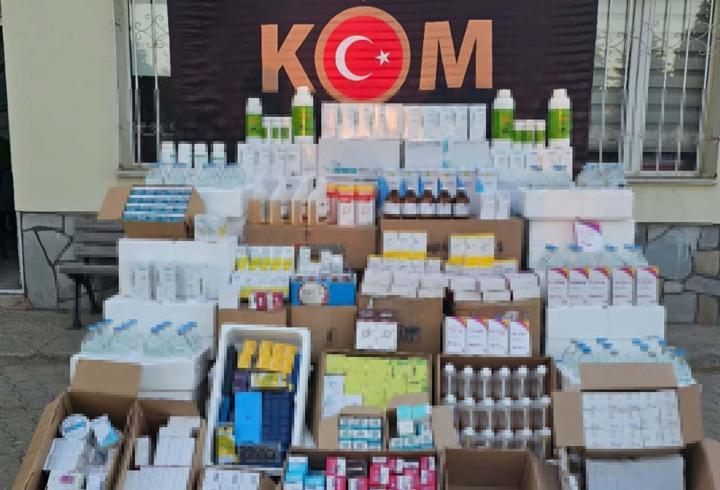 Uşak'ta hayvan sağlığı tehdit eden ilaçlarla yakalanan şüpheliye gözaltı