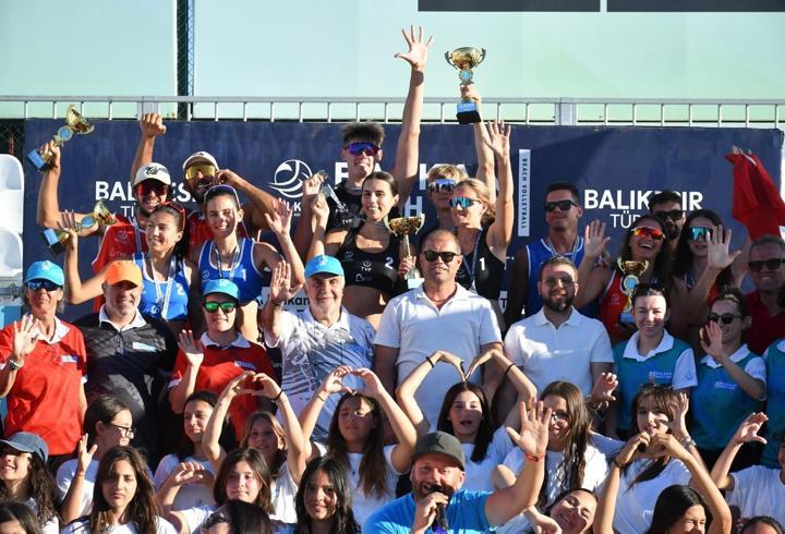 Balıkesir'de Plaj Voleybolu Balkan Şampiyonası sona erdi