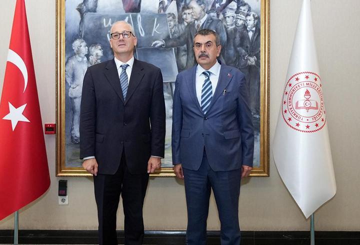 Bakan Tekin, Rusya ve Mısır büyükelçilerini kabul etti