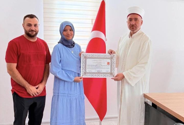 Japon gelin, Nusaybin'de Müslüman olup nikah masasına oturdu