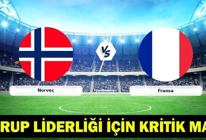 FRANSA - NORVEÇ DÜNYA KUPASI MAÇI CANLI İZLE: Fransa Norveç Maçı Hangi Kanalda, Saat Kaçta? Grup Liderliği İçin Kritik Mücadele Maçı Olacak!