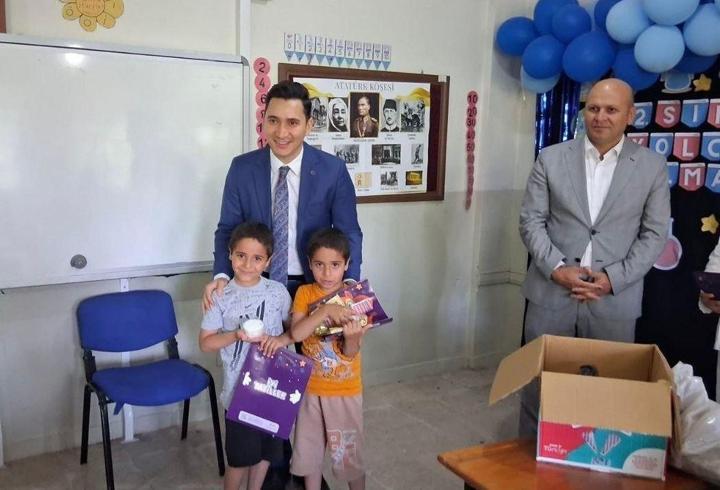 Çermik'te öğrencilere karneleri dağıtıldı