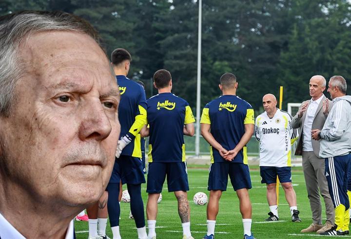 Fenerbahçe Başkanı Aziz Yıldırım, Topuk Yaylası'ndaki kampa geldi