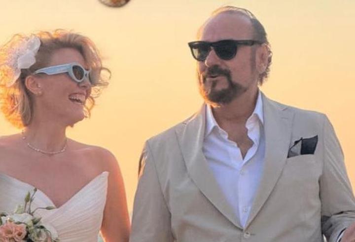 7'NCİ KEZ 'EVET' DEDİ! Hakan Aysev Sevgilisi Çağrı Özsaatçılar İle Nikah Masasına Oturdu