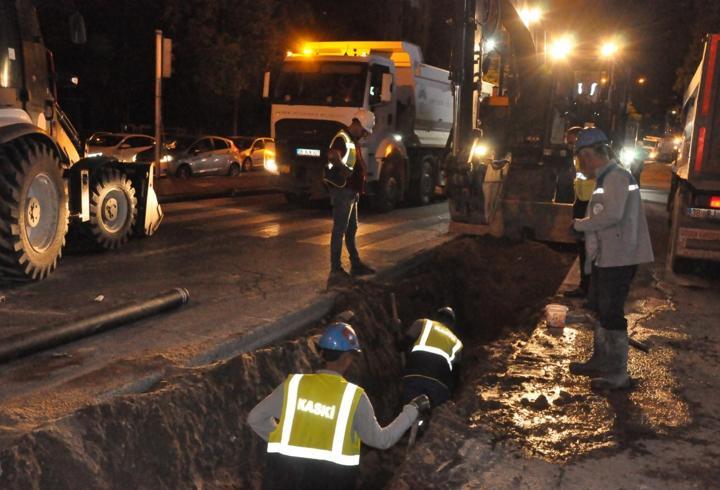 Alpaslan Mahallesi’nde içme suyu şebeke hattı çalışmalarının ilk etabı tamamlandı