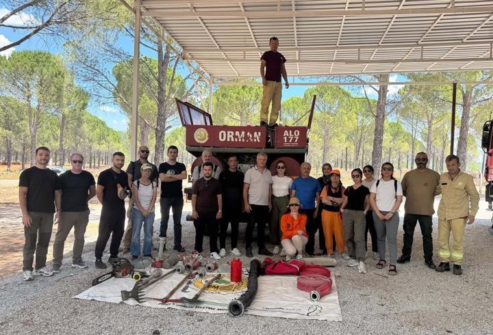 Muğla'da orman yangın gönüllülerine eğitim