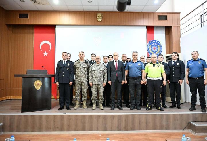Muğla emniyetinde rütbe terfi töreni