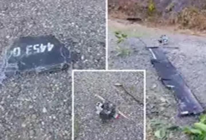 Trabzon'da İHA paniği! Ağaca çarpıp infilak etti