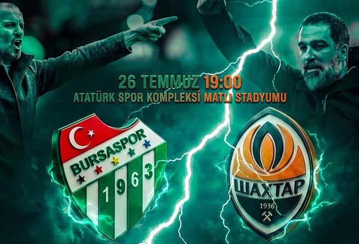 Bursaspor, Arda Turan'ın Shakhtar'ını ağırlayacak
