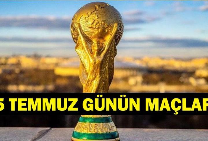 GÜNÜN MAÇLARI 5 TEMMUZ 2026: Bugün Kimlerin Maçlar Var? Bugünkü Dünya Kupası Maçları Neler? İşte 5 Temmuz Günün Maçları ve Dünya Kupası Son 16 Maç Takvimi...