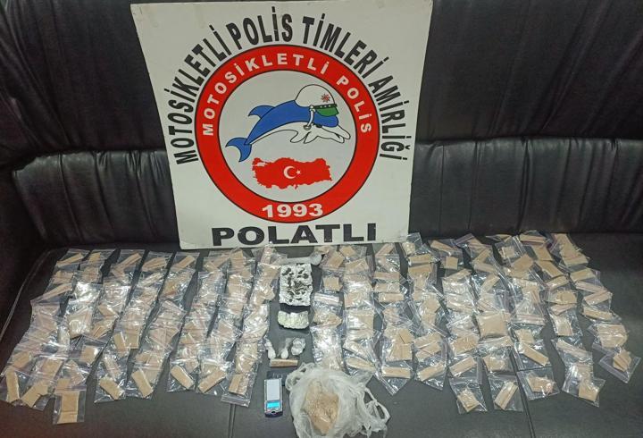 Polatlı'da 446 gram eroin ele geçirildi