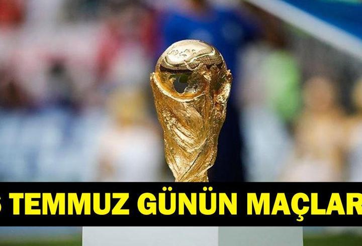 GÜNÜN MAÇLARI 6 TEMMUZ 2026: Bugün Kimlerin Maçlar Var? Bugünkü Dünya Kupası Maçları Neler? İşte 6 Temmuz Günün Maçları ve Dünya Kupası Son 16 Maç Takvimi...