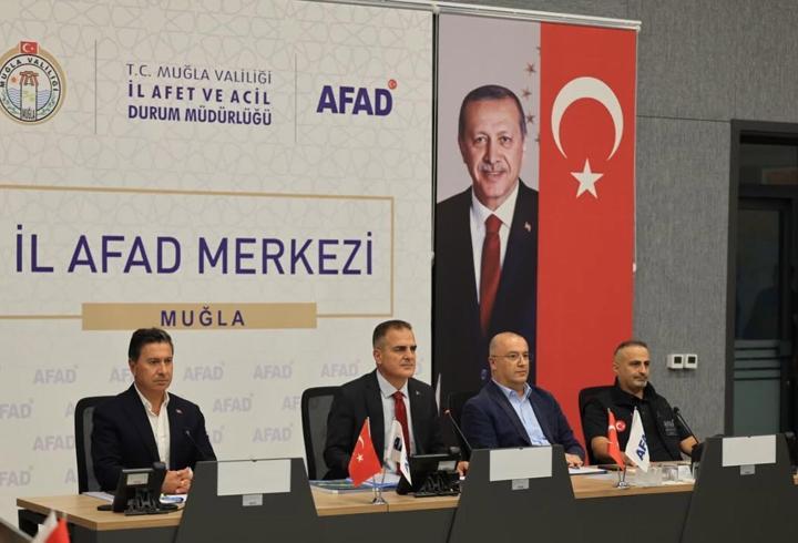 Muğla'da afetlere karşı yol haritası masaya yatırıldı
